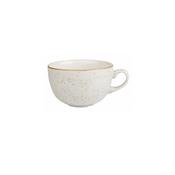 TAZZA CAPPUCCIO cl.22,7 cm.9,5xH.5,5 bianco puntato STONECAST