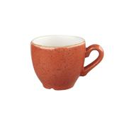 TAZZA ESPRESSO cl.9 arancio speziato STONECAST