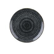 PIATTO PIANO cm.21,7 charcoal black STUDIO PRINTS HOMESPUN