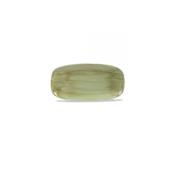 PIATTO RETTANGOLARE cm.29,8x15,3 porcellana STONECAST PATINA BURNISHED GREEN