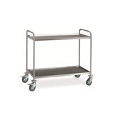 CARRELLO 2 PIANI cm.88,5x59x93,5h acciaio inox CR285