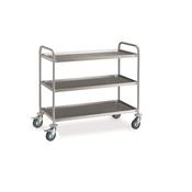 CARRELLO 3 PIANI cm.100x50x93,5h acciaio inox CR315