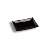 VASSOIO SUSHI cm.41x20x1,5h porcellana nera PARTY