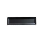 PIATTO RETTANGOLARE cm.30X8 nero TOKIO