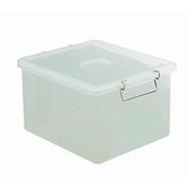 CASSETTA BOX CON COPERCHIO cm.35x25xH.20 lt.15 polietilene BIANCA