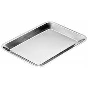 VASSOIO RETTANGOLARE PASTICCERIA cm 27x20 acciaio inox TRY