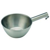 TAZZONE MANICO TUBOLARE cm.22 cl.300 ACCIAIO INOX