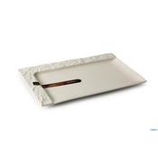 PIATTO RETTANGOLARE cm.28x18x1,8 porcellana JUSTWHITE ELITE