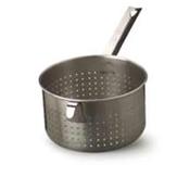 COLAPASTA 1 MANICO cm.20x12h con gancio ACCIAIO INOX