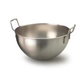 BASTARDELLA SEMISFERICA cm.32x18h lt.9,5  ACCIAIO INOX