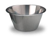 BACINELLA CONICA cm.22x12h lt.3 senza maniglie ACCIAIO INOX