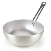 WOK FONDO SVASATO cm.28x10,5h ALLUMINIO INDEFORMABILE 5mm