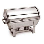 CHAFING-DISH cm.64x35x40h apertura Rolltop ACCIAIO INOX