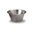 BACINELLA CONICA senza maniglie cm19x11,5h lt.2 ACCIAIO INOX