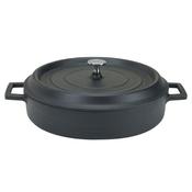 CASSERUOLA BASSA GHISA SLOWCOOK NERO cm 28