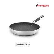 PADELLA cm 28 1/M GUAINA alluminio spess.3mm. antiaderente PEEK (promo 10% fino a esaurimento scorte)