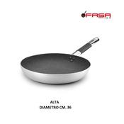 PADELLA ALTA cm 36 1/M GUAINA alluminio antiaderente PEEK (promo 10 % fino a esaurimento scorte)