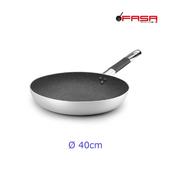 PADELLA ALTA cm 40 1/M GUAINA alluminio antiaderente spess.mm.3 PEEK (promo 10 % fino a esaurimento scorte)