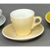 TAZZA THE CON PIATTO cl.18 porcellana AVORIO BREAKFAST 389/389