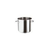 PENTOLA ALTA cm.24x24h lt.10,50 acciaio inox SERIE 1000