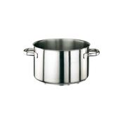 CASSERUOLA ALTA 2MANICI cm..28x16 lt.9,80 acciaio SERIE 1000