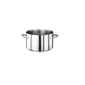 CASSERUOLA ALTA 2MANICI cm.40x24h lt.30,1 acciaio inox SERIE 1000