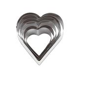 TAGLIAPASTA CUORE 6 pezzi ACCIAIO INOX