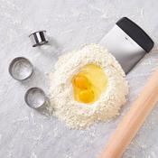 TAGLIAPASTA ANELLO SET 14 PZ da cm.12 a 3  INOX