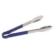 MOLLA A FOGLIA UNIPEZZO cm.30 manico blu ACCIAIO INOX