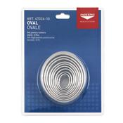 TAGLIA PASTA OVALE set 9 pezzi da cm.10 a 3,50 ACCIAIO INOX