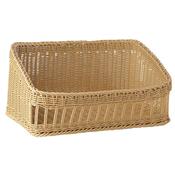 CESTA PANE cm.60x40x27h beige POLYRATTAN