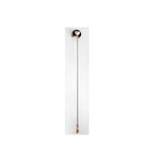 SPAZZOLE GIREVOLE mezzaluna cm.170h OTTONE E ACCIAIO INOX