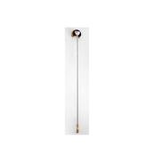 SPAZZOLE GIREVOLE mezzaluna cm.170h OTTONE E ACCIAIO INOX