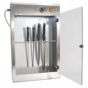 STERILIZZATORE COLTELLI 14 posti RAGGI UV-C cm.51x12.5xh.60 acciaio inox