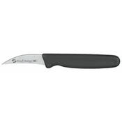 COLTELLO CUOCO-VERDURA cm.7 MANICO NERO lama acciaio inox SUPRA