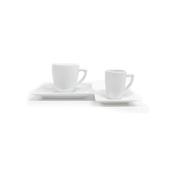 TAZZA CAFFE' CON PIATTO cl.6.7 cm.5,1x7h porcellana GUARDA