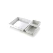 TEGLIA GN 1/3 cm.17x32x6,5h porcellana bianca GASTRONORM