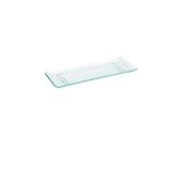 VASSOIO RETTANGOLARE cm.35X13 vetro trasparente FINGER