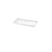 VASSOIO RETTANGOLARE GN 1/3 cm.32,5x17,6xH.1,5 EFFETTO PIETRA melamina BIANCA