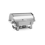 CHAFING DISH ROLLTOP GN 1/1 cm.59x34xH.40 lt.9 ACCIAIO INOX 18-0 RENTAL-TOP