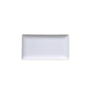 VASSOIO RETTANGOLARE cm.37x16,5 porcellana bianca RE-003